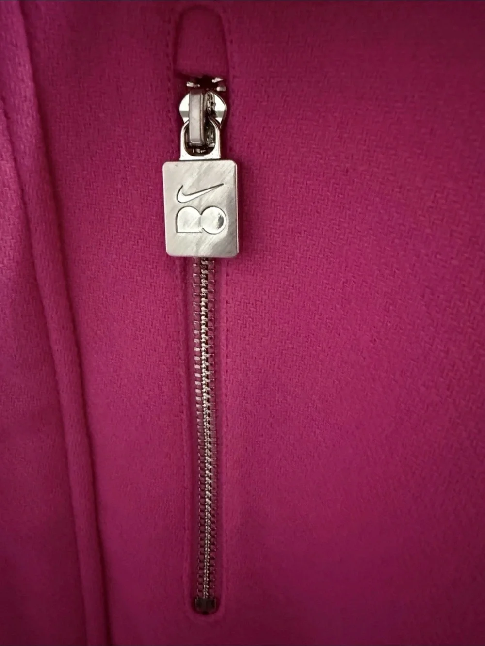 Nike Naomi Osaka Full Zip Varsity Wool Jacket Pink Women’s Large HV2058-675